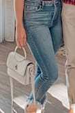 It's hard to order jeans online and trust that they'll fit. These are IT in every way. The material is soft with some stretch but also strong. The fit is perfect. And the bottom detail looks chic. Love them - Kara S.