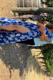 I ordered a size M. Fits like a glove. I just had to get it altered cause it was too long. - Sabrina K.
