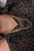 Trendy chains layer well with many of my tops.  Love the more delicate chains in combination with the thicker one. And the adjustable clasps let you wear it almost like a choker or allow you to let it hang a bit longer. Very cute! - Victoria R.