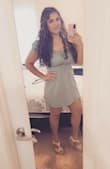 absolutely LOVE this dress! It's sweet, soft and casual. I bought it "just because" and I'm so happy I did! I love that the off the shoulder sleeves don't always scooch their way back up my shoulders, big plus. My tummy is also my BIG problem area and this dress camouflages it perfectly!  However, the dress is a little short, but just use extra caution if you're getting  out of a tall vehicle or your ask your significant other pick up whatever you accidentally dropped so you don't bend over lol. - Elisha C.