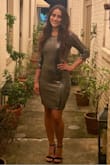 Love this little shiny black dress! It fits like a glove, easy to move around in, cute, and classy. - Karen C.