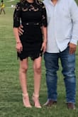 It's such a beautiful dress. I will say it fit a little tight, I had trouble sitting but I still don't know that I would've sized up. I would definitely recommend this dress. - Mayra C.
