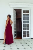 I wore this dress for my cousin's wedding and I received a lot of compliments. On the size chart it said that I would be an M but after reading a lot of reviews I decided to size down, it was a little tight but I'm glad that bought the Small one. I absolutely loved it. - Ariana Z.