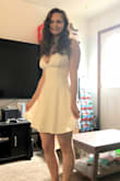 This dress draws all kinds of eyes. My boyfriend said that I wasn't allowed to wear it out without him! - Lillie-Ann B.