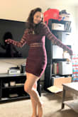 I have never worn this type of dress before and I am very happy with the results! I love the little peeks of skin that you get. - Lillie-Ann B.