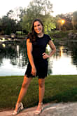 I absolutely loved wearing this dress to my friend's wedding! I had the waist hemmed to fit a little tighter but other than that it was perfect. The length is usually a problem for me because I am so tall but def not the case here :) - Jasmine S.
