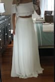 Love this two piece but the top was significantly large. The skirt is beautiful and the material is solid. *Note the picture attached does not have the top that comes with this set, I repurposed another Lulus two piece set top because the top in this set was too large. - Jess C.