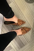 I love these slides! So comfy and they add a little pop of pattern to any outfit and go so well with fall accent colors! - Kara B.