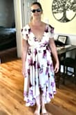 I was worried about a dress for mother of the bride in this climate of order everything online but the dress arrived quickly, and it's a perfect fit! The material is so comfy and classy as well. Just need the hairdo and the shoes - Kerry L.