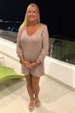 This dress was perfect!  Soft and comfortable.  You can dress it up or wear it casual.  Perfect for a dinner out. - Michelle S.