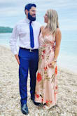 This dress was the perfect look for a wedding I attended on Mackinaw Island. This dress needed to be hemmed a good 10 inches! I also felt like the fabric was a little too delicate. Once hemmed the dress was very comfortable. I need not wear a bra and used petals. Overall I'm happy with the dress and plan to wear it again. - Crystal R.