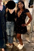 I went braless with this and because it fit so perfectly underneath the bust, it was no problem. I will say, it is a little short, so if you're taller than me and you have a butt, it might be a lot. - Kavita C.