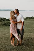 This dress was perfect for pictures! Flowy while the top is tight fighting. It was beautiful. - Hannah H.