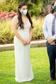 I wore this dress to a courthouse elopement and it was perfect. Definitely comfortable and form fitting. It was a little long so i had it hemmed but otherwise great. - Natalie C.