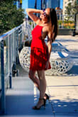 This dress is gorgeous! I wish the chest area was a little tighter. I'm wearing 34B and the top part was too big for me. Other than that, perfect summer outfit, great quality, and design. - Galina S.
