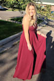 Such a cute dress. I ordered it for a wedding I'm attending! It ran pretty big on me and I needed to go down a size, but it was worth it. - Courtnee-Lynne M.