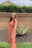 Super cute! Love it. I did have to wear a slip on under just to make sure it wasn't see through. - Keila P.