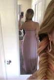 This was my second attempt at ordering a maid of honor dress for my sisters wedding. The first one was from a different online bridesmaid specialty shop and was nothing special. This dress has just the right amount of detail and shine and will look great accessorized and in photos. I can't wait! - Erin H.