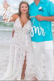 I tried on so many dresses and finally found the perfect one for my beach wedding... this one. It fit perfectly and was absolutely phenomenal for the beach, light weight and with the slit up the leg and body suit made it the best most perfect option. I received so many compliments and am so thankful for Lulus options and prices. - Erin R.