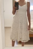 We are getting married in a small ceremony at our house..
I was looking for a simple (but beautiful) white dress that will fit the occasion..
Beautiful dress and the size is perfect!! - Neta P.