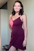 I bought this dress to wear out for my birthday and I LOVED it!!! I wore it without a bra, too, and felt there was adequate support and it looked good! It was very comfortable and I felt it was just the right amount of "sexy" :) Definitely recommend!! - Brooke G.