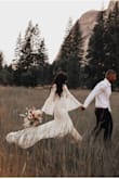 I loved the dress. It was perfect for my elopement! Fits true to size! I didn't even need to wear a bra with it! - Marissa C.