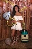 Wore this little number for my bachelorette and it was PERFECT. It was comfy and sexy! I received tons of compliments. - Alexis M.