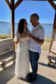 I just turned 60 years old and recently got married in this dress. It was absolutely perfect and I received compliment after compliment on the dress. It was the perfect length and I love the sleeves since they cover up the sagging skin on my arms that's pretty typical for my age. It is fully lined which was awesome as well. Great price too! Thank you Lulus! - DEBRA G.