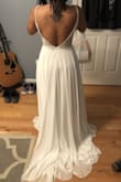 I was worried about not being able to find a perfect dress for my little beach wedding! I am one of those people who wants to look good, but not spend thousands of dollars on a bridal look to wear it for just one day,  but I think this is the perfect dress, it's elegant comfortable. I can't wait for that day! - Nathalia L.