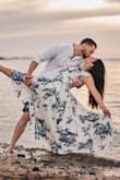 The dress is amazing and was so perfect for my engagement shoot. Absolutely dreamy and fits perfectly - hugged all the right places and the length was exactly what I wanted. Highly recommend. - Melinda R.