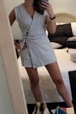 Super cute. Fits true to size, minus it being a little big in the chest area. But if I went smaller, the rest wouldn't fit so I would keep the same size - Katerina L.