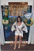 I am in love with this romper. I decided to get a size smaller after reading other reviews and it fit like a glove!! I got so many compliments all night and felt so confident! I will be wearing this again! - Jessica N.