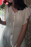 This dress is perfect so any Spring/Summer formal or semi formal type of event. It is a tad see through but if you wear nude colored underwear it isn't an issue. I wore this to church and got many compliments on it. :) - Olivia T.