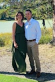 This dress was very nice and quite comfortable. The only thing I was unhappy with was the fact that it was not as low cut as on the model. Other than that the length was great and the material wasn't too thin. It was perfect for the wedding, and I will be able to wear it again for other occasions. - Hayley D.