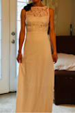 Dress looks just like the picture and is great quality. The top felt slightly tight, but I think going up a size would be too big. - Kelly N.