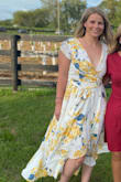 Great for a summer wedding! I ended up using some fashion tape on the V-neck, but fit great! - Elizabeth Z.