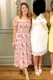 I wore this to a bridal shower and loved it. The double slit made it fun and flirty. Very comfortable and lightweight also - Brittany H.
