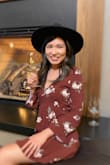 The hat fits my head perfectly. Also, the packaging was great, it made sure the hat would not be damaged during the delivery process. However, I think the hat is too big for me. I'm pretty petite and it makes me look kind of odd. - Lok Y.