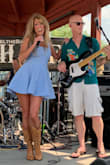I front a cover band called HIGH HEEL out of Omaha and I have this dress in 3 colors.  It fits great!!! The fabric is heavy and comfortable. The full skirt makes it fun to spin around in. My go-to performance dress! - Lisa L.