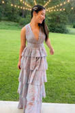 I wore this dress for a summer wedding outdoors. It was perfect!! Super comfortable and so pretty. Got many compliments from my friends!! - Stefanie C.