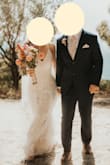 We had a small wedding / elopement recently, and I wanted a dress that didn't break the bank for only 3-4 hours of wear. I'm so glad I picked THIS dress because THIS DRESS WAS GORGEOUS. The quality was overall much higher than MANY of the dresses I tried on at other stores (this coming from a budget friendly gal that hates the gougey wedding industry!!). In fact, this dress was so popular on Lulus I ended up buying the XL (which grazed my hips lightly (I didn't want it tight though it does stretch), because it wasn't available in a L, and I got it tailored in the back/waist/sides. I originally bought a M, but it was just too tight on the hips for my comfort. The lace on this dress is beautiful. My dress got dragged through SoCal dirt and leaves and twigs, but it was expected, and didn't snag as much as I thought, which I was happy about. I wore it with a flower crown, and decided last minute to get a beautiful veil from AMAZON for $18.99 that matched the dress perfectly! THANK YOU LULUS! Forever a customer - Meagan S.