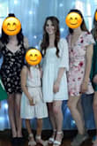 I wore this dress for my bridal shower and it was gorgeous. It is so romantic looking. The bottom is a bit see through but I wore nude shaping shorts and it totally fixed the problem. I was also able to wear a regular white bra which was nice. It's really flattering and lovely. I normally wear an XS, sometimes a small, at Lulus and the XS fit great. - Jaimie R.