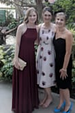 I wore this dress to my friend's wedding and recently wore it to a gala. It is quite long but it wasn't too bad when I wore heels with it. I love that the straps are adjustable. I got many compliments on this dress! - Emily R.