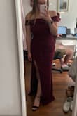 My friend owned this dress and I tried it on for a formal event about a year ago and couldn't stop thinking about it! So when the next wedding came up in my life, I decided to go for it and buy it and I'm so obsessed. It's the perfect dress in every way - classy yet sexy and very flattering. I'm even able to wear it without a bra which is unheard of for me. The only thing is it was a little long for me, but some hemming will fix that super easily. Totally worth it! - Alexandra A.