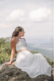 We had a rough trying to get married and I had a rough time trying to find a dress that I could wear for our elopement wedding. We ended up having to postpone our venue wedding day, but we ultimately still wanted to get married so we decided to go to Luray, Virginia to have our wedding ceremony last minute. I tried on a couple different styles of Lulus, finally landing on this one. I am in love with this dress. It gave me the flowyness I was hoping for at the top of the trail on top of the rocks. It was so light weight I actually hiked in the dress the whole day, lol. So comfy but I got a TON of compliments along the way. Mine got pretty dirty but I washed it and wore it the day after for an after party with close friends and family. Seriously great customer service (Carlos!! you were great, thank you again for all your help!) and a dress that made that moment complete. Would recommend 100%. - Heather C.