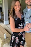 Wore this to an OBX wedding and I loved this dress! Lots of compliments! Was a little low but I didn't mind! Brought a safety pin for dancing and SUPER happy I did! Kept the girls covered. - Elizabeth R.
