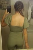 It's very comfortable to wear and cute. It fits good, it's super hard to zip up where the fabric changes but it is getting somewhat easier with time. - Hannah R.