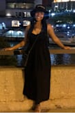 I got so many compliments when I wore this dress. I love the way this dress fits, the fabric was is great but it's a little heavy. This was a great purchase!! - Kyive S.