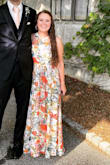 Pictures do not give justice to this beautiful dress! I had to get the bottom hemmed 3-4 inches, even with my shoes that were 3 inches.  So many compliments!! - Shea S.