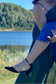 I read the reviews before buying and took advice. I bought 1/2 smaller and not 1 full size smaller because I have wide feet. They are awesome! Wore all night at a wedding and only had issues on 1 pinky toe. 
Going to order another pair - different color - Whitney G.
